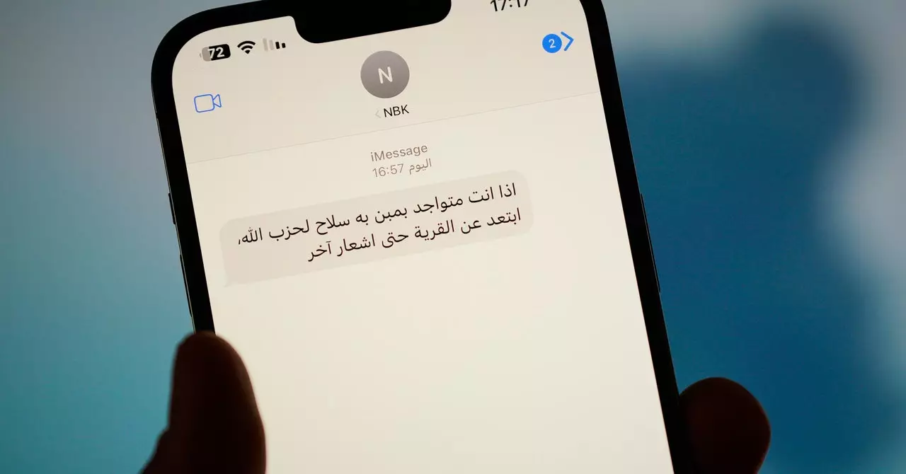 The Digital Battlefield: How SMS Threats Amplify Fear in Lebanon’s Conflict