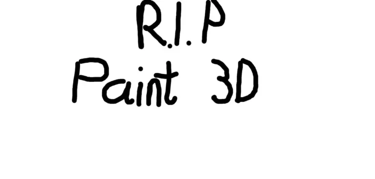 The Evolution of Windows Paint: A Farewell to Paint 3D