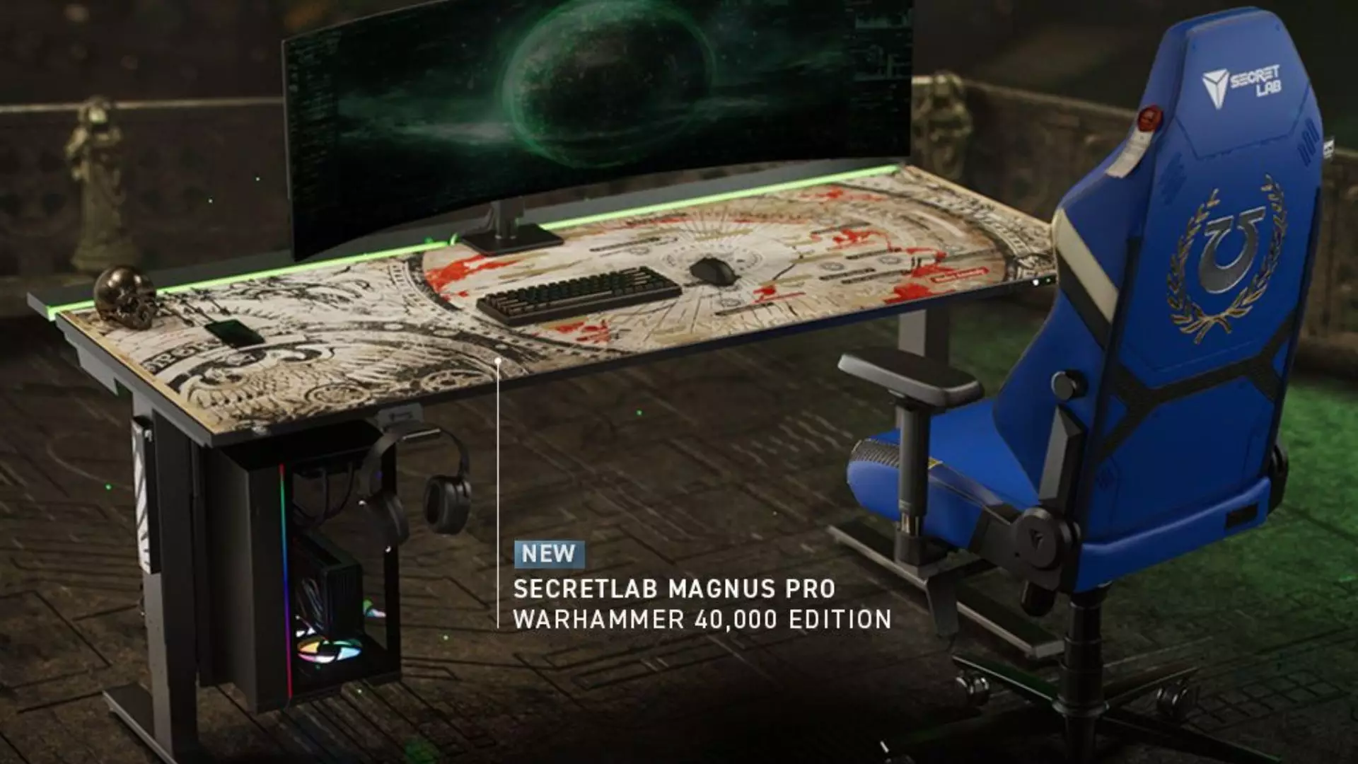 Transform Your Workspace with the Epic New Warhammer 40,000 Desk